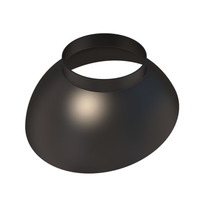Dakdoorvoerschaal 5-25Â° (plakplaat vlak-hellend) voor DDV 110 zwart