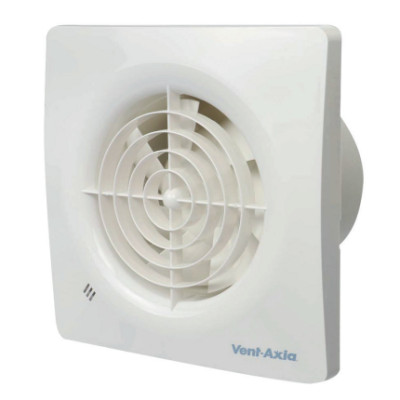 Badkamer ventilator - Vent-Axia Supra 100HT - Met timer en vochtsensor