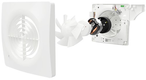 HG Power Extracteur d'air 200mm - 980m³/h Salle de Bain Silencieux avec