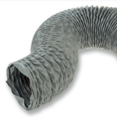 Flexibel ventilatieslang van PVC niet-geÃ¯soleerd - diameter 315 mm - lengte 10 meter - GREYFLEX315