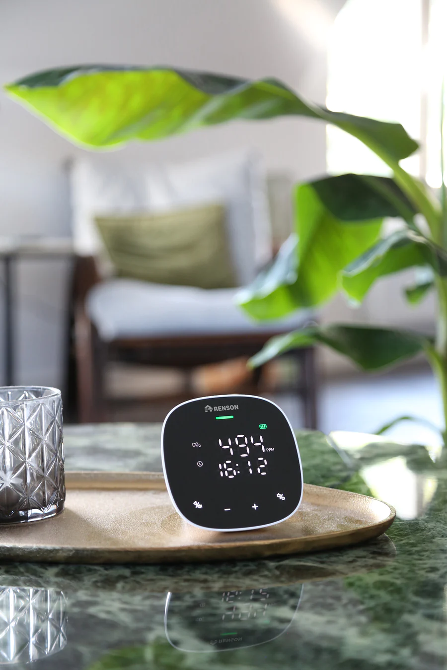 Sense GO - Binnenlucht kwaliteit monitor met RH, CO2 en temperatuur sensor