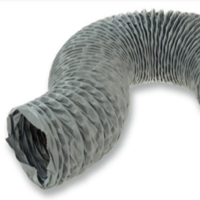 Flexibele ventilatieslang van PVC - niet geÃ¯soleerd - diameter 254 mm - lengte 10 meter